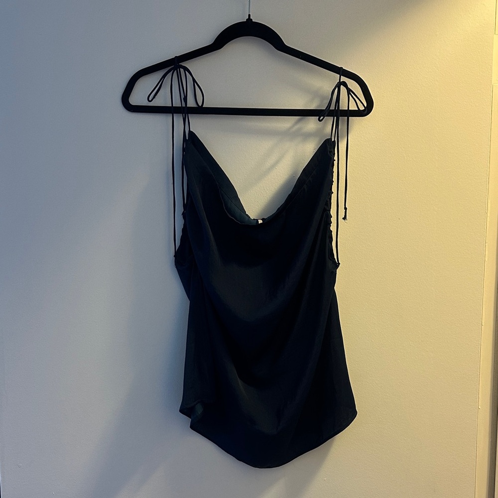 Free People Silk Multi-Tie Top
